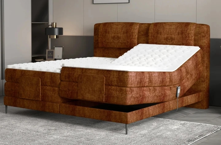 CLEA boxspring postel 160x200 s elektrickým polohováním