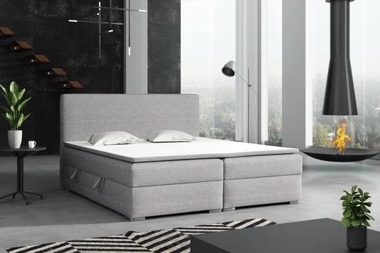 DETROIT kontinentální postel boxspring 180x200 s úložným prostorem