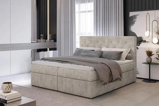 NORA 140x200 boxspring postel s úložným prostorem
