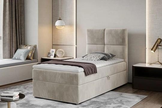 LYRIA boxspring postel 90x200 s úložným prostorem