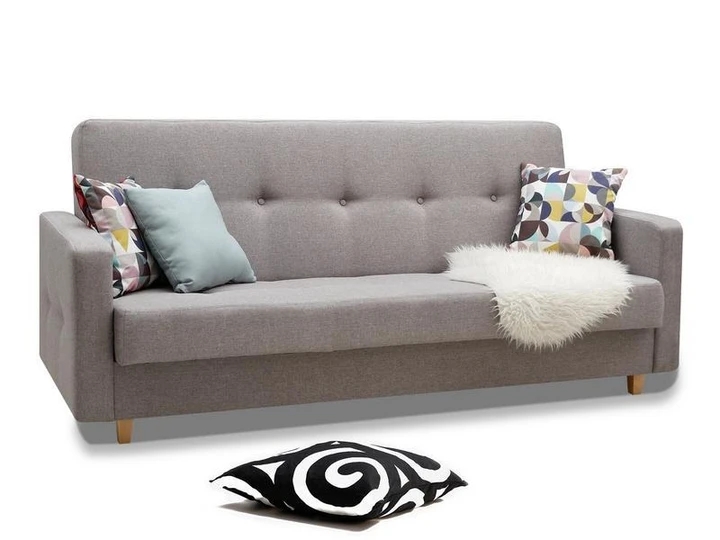 LINEA rozkládací pohovka s úložným prostorem ve skandinávském stylu