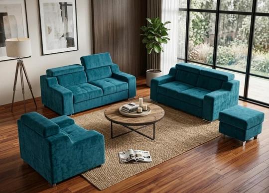 OCTAVIE sestava 3+2+1+taburet