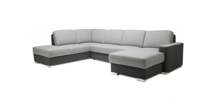 CHANTAL U modulová sedací souprava do tvaru U s rozkládací funkcí a úložným prostorem, OL+2F+OSBP