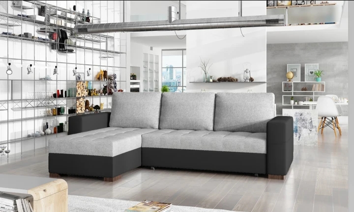 NATALIA malá rozkládací rohová sedačka s úložným prostorem