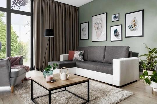 NATALIA malá rozkládací rohová sedačka s úložným prostorem