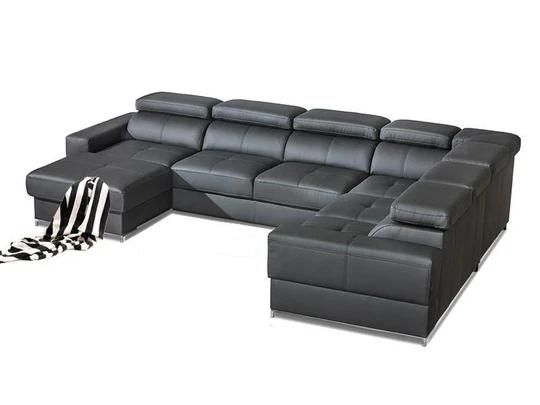 ESTER 2 luxusní modulová sedací souprava ve tvaru U s nastavitelnými opěrkami