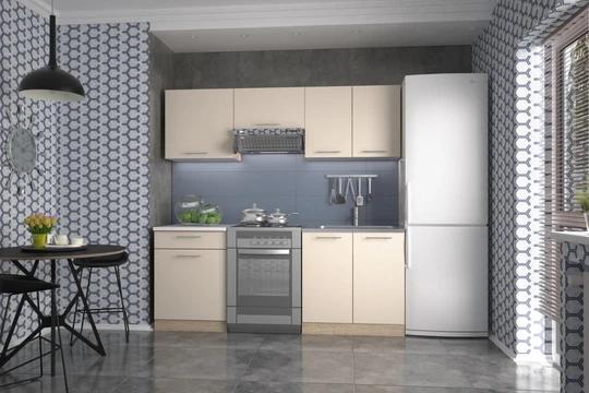 MARIJA malá kuchyňská linka v dekoru vanilka/dub sonoma