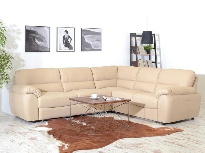 DESIRE 2 rozkládací modulová sedačka v rustikálním stylu, pravá kůže