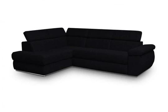 FABIOLA II rozkládací rohová sedačka s nastavitelnými opěrkami hlavy a loktů