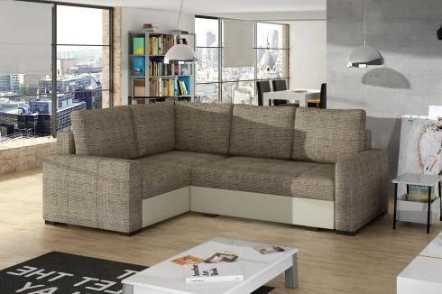 NELLA moderní rozkládací sedací souprava s úložným prostorem