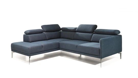 SIDOLO II elegantní rohová sedací souprava s polohovatelnými záhlavníky