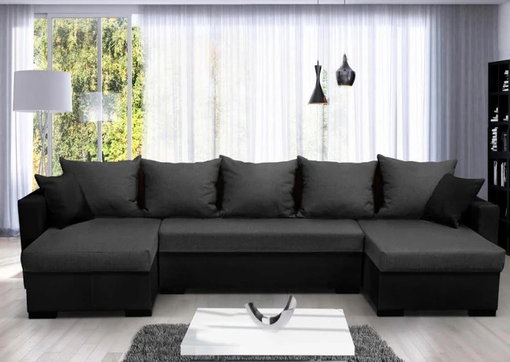 WILSON U rozkládací sedací souprava do U s úložným prostorem