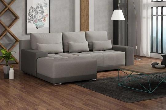 MIDAS MINI rozkládací rohová sedací souprava s širokou lenoškou