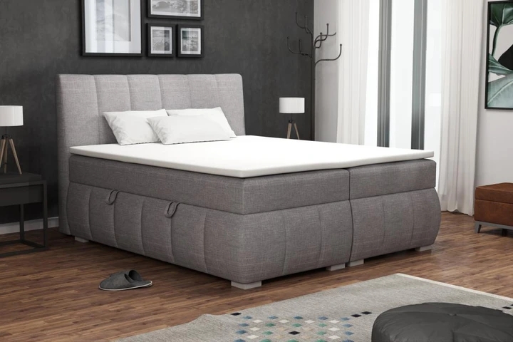 NOEL kontinentální postel boxspring 140x200 cm s úložným prostorem