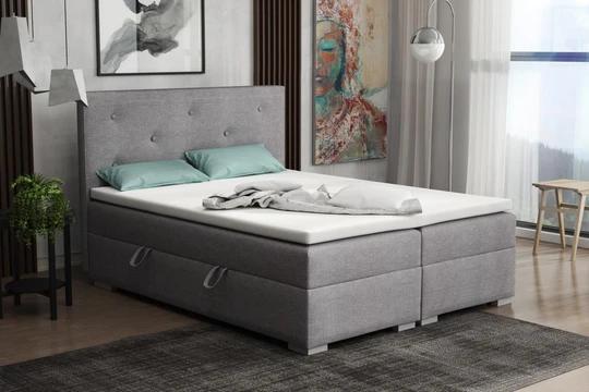 DONA kontinentální postel boxspring 160x200 cm s úložným prostorem