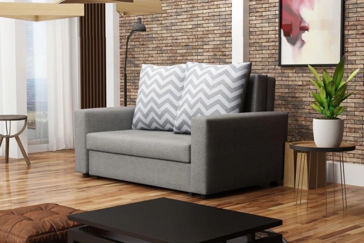 ELLIOT malá rozkládací pohovka s úložným prostorem