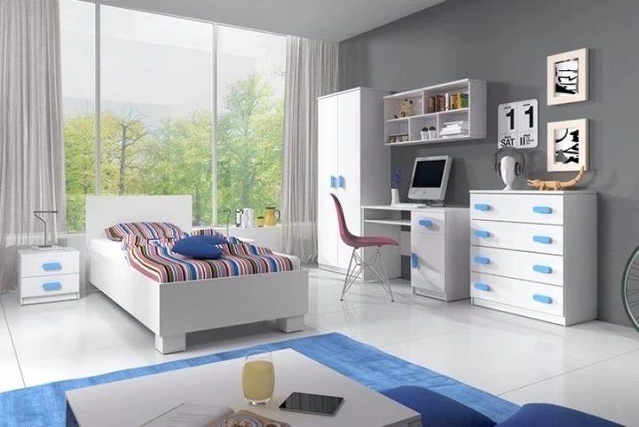 MIKI III dětská sestava, bílý korpus