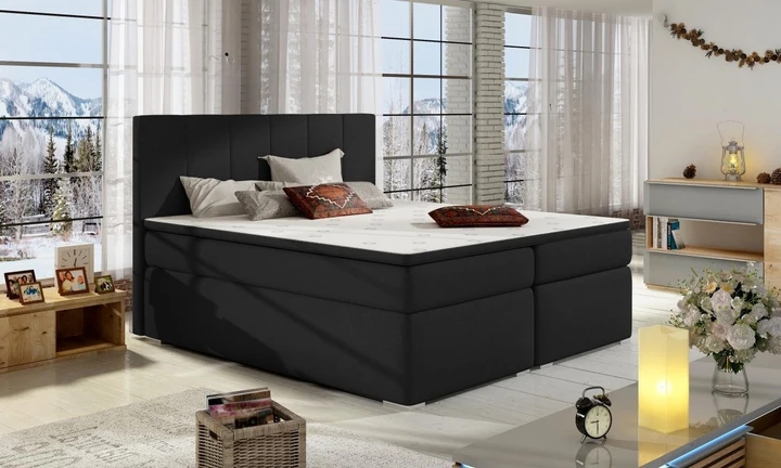 BOLERO 160x200 boxspring postel s úložným prostorem