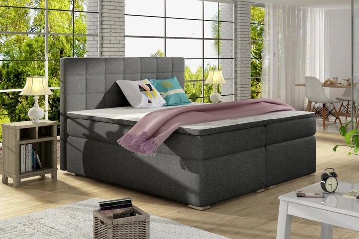 ALICIE 160x200 boxspring postel s úložným prostorem