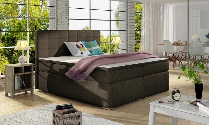 ALICIE 160x200 boxspring postel s úložným prostorem