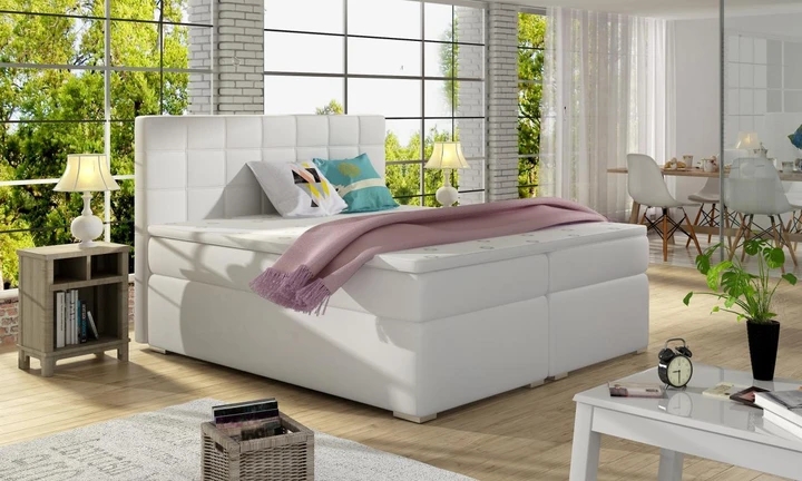 ALICIE 180x200 boxspring postel s úložným prostorem