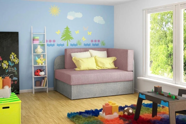 TIAMA dětská rozkládací pohovka s úložným prostorem