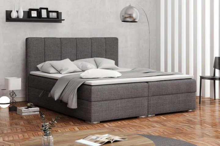 DENALI kontinentální postel boxspring 160x200 s úložným prostorem
