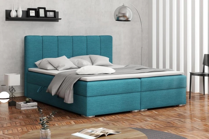 DENALI kontinentální postel boxspring 140x200 s úložným prostorem