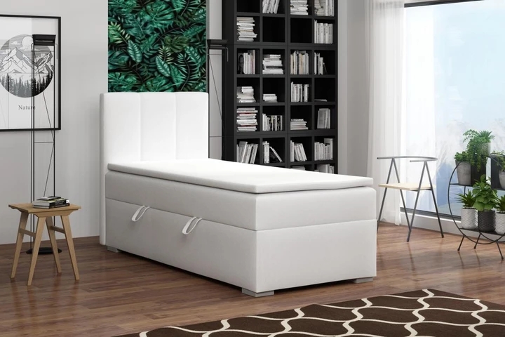 BRUCE boxspring postel 90x200 s úložným prostorem