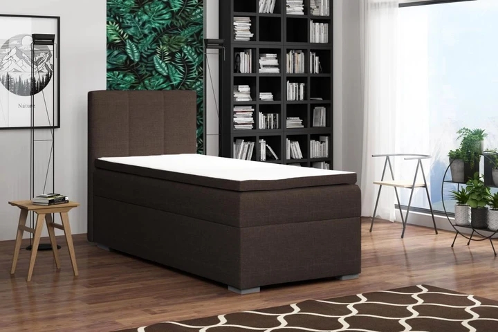 BRUCE boxspring postel 90x200 s úložným prostorem
