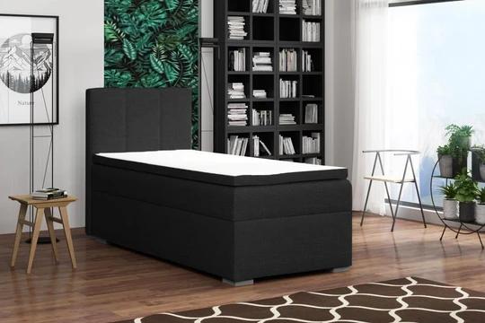 BRUCE boxspring postel 100x200 s úložným prostorem