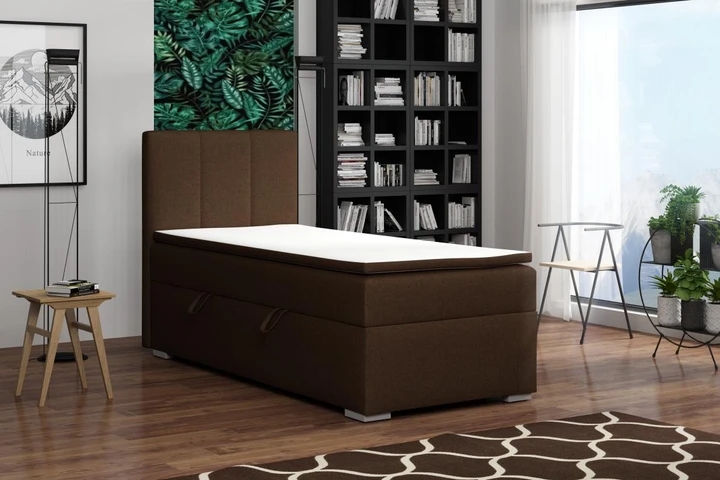 BRUCE boxspring postel 100x200 s úložným prostorem