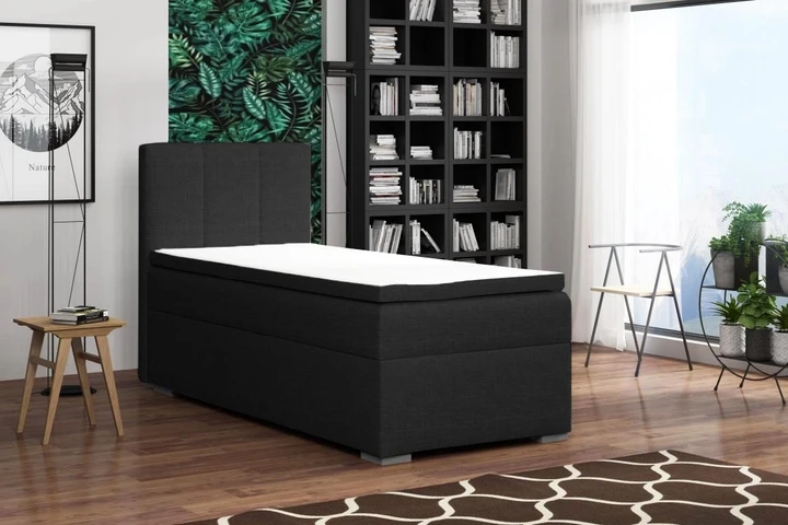 BRUCE boxspring postel 100x200 s úložným prostorem