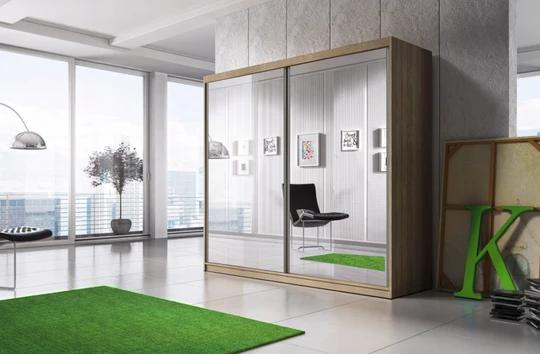 MULTI 20 šatní skříň, bílá (203 cm)