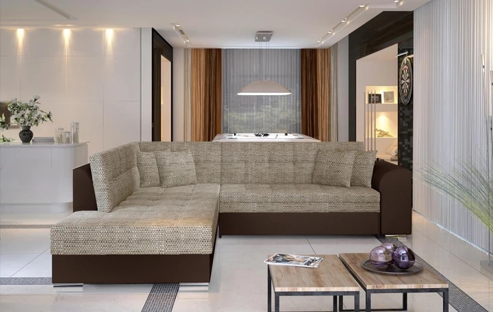 KINGSTON rozkládací rohová sedací souprava