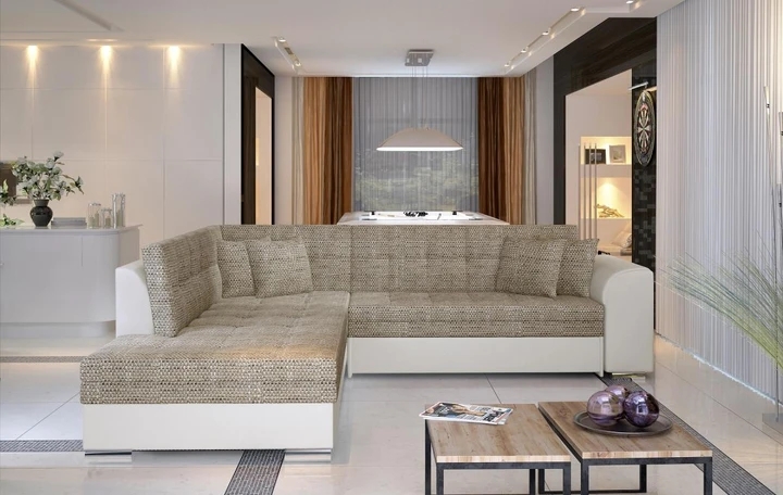 KINGSTON rozkládací rohová sedací souprava