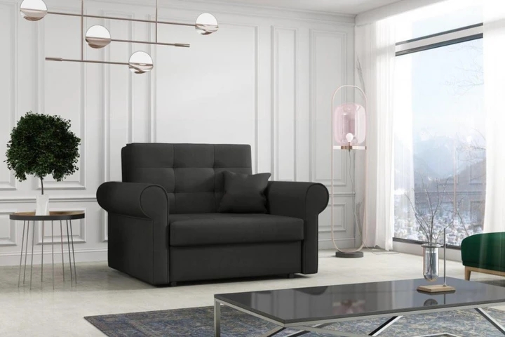 FLAVIE I velké rozkládací křeslo s úložným prostorem