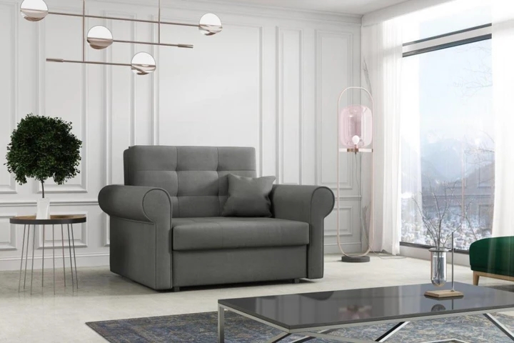 FLAVIE I velké rozkládací křeslo s úložným prostorem