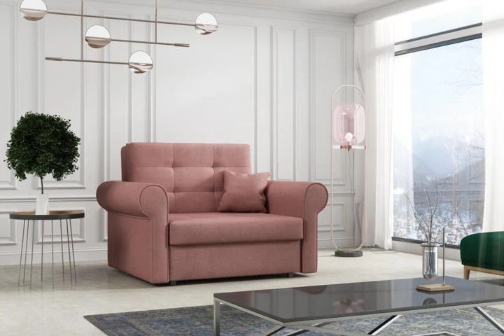 FLAVIE I velké rozkládací křeslo s úložným prostorem