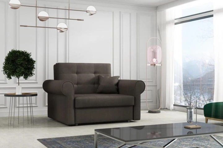 FLAVIE I velké rozkládací křeslo s úložným prostorem