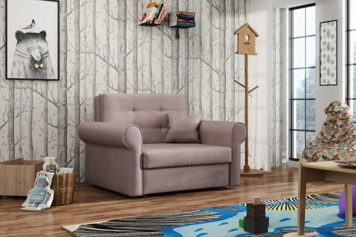 FLAVIE I velké rozkládací křeslo s úložným prostorem