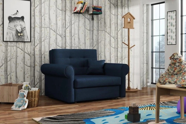 FLAVIE I velké rozkládací křeslo s úložným prostorem