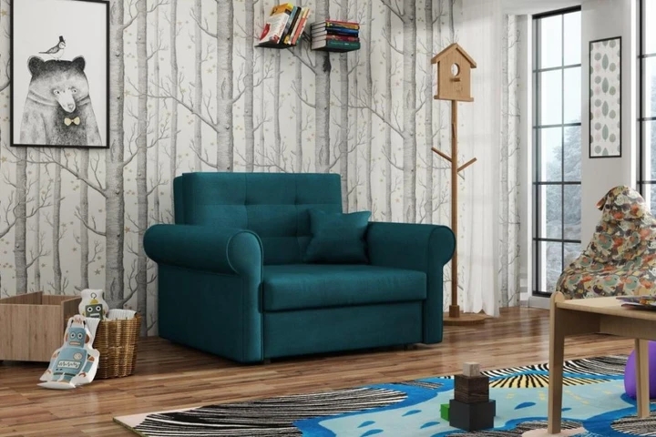 FLAVIE I velké rozkládací křeslo s úložným prostorem