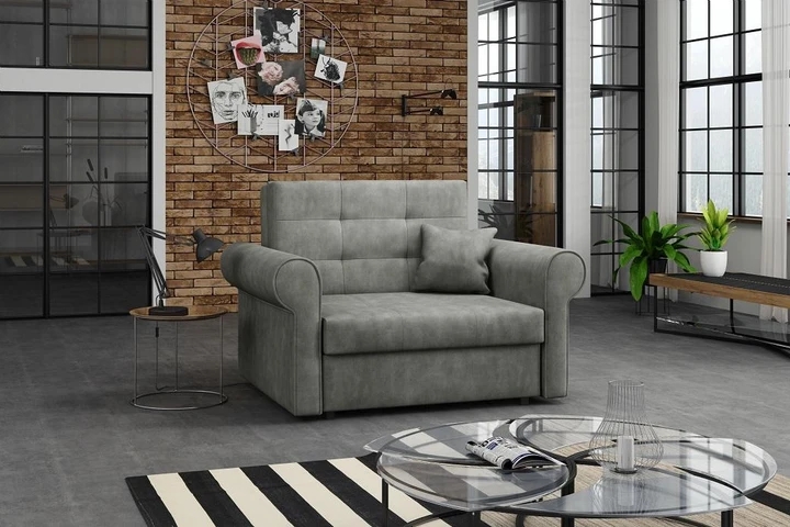 FLAVIE I velké rozkládací křeslo s úložným prostorem