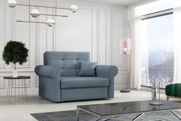 FLAVIE I velké rozkládací křeslo s úložným prostorem