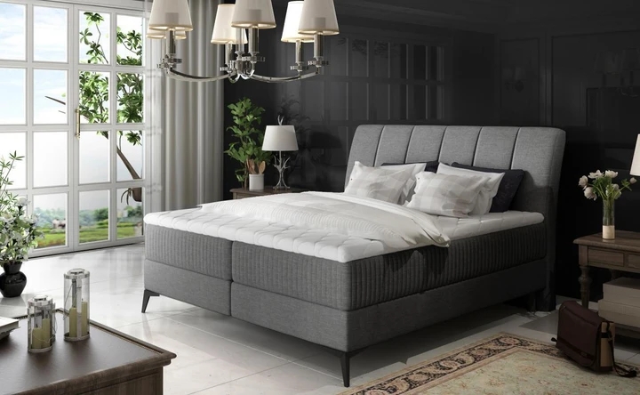 MARILYN 160x200 elegantní boxspring postel s úložným prostorem