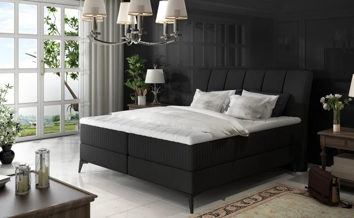 MARILYN 180x200 elegantní boxspring postel s úložným prostorem