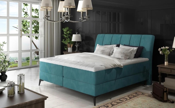 MARILYN 180x200 elegantní boxspring postel s úložným prostorem