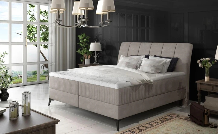 MARILYN 180x200 elegantní boxspring postel s úložným prostorem