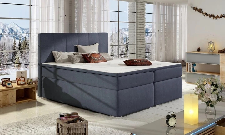 BOLERO 140x200 boxspring postel s úložným prostorem